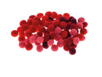 Pompony 10mm 100szt. POM10 odcienie czerwonego Brewis